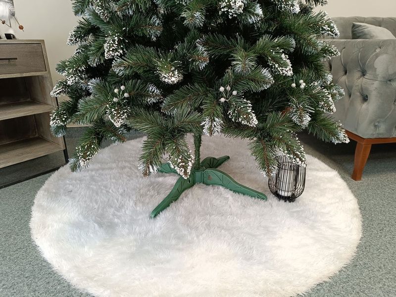 Brad artificial Christmas TSB Grand Crystal nins cu merisoare, 2D, 220cm U-Crystal-Bry-220 foto