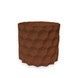 Ghiveci de flori 3d, Geonix , rotund 15.5 x 14.5 cm, Culoare Maro 3dv0735 foto 2