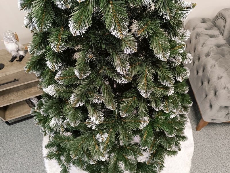Brad artificial Christmas TSB Grand Lidia Nins, 2D, 250cm U-Lidia-White-250 foto