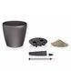 Ghiveci inteligent Lechuza Classico Color 60 rotund 90 l 60 x 55 cm (13334), Culoare Gri 13334 foto 7