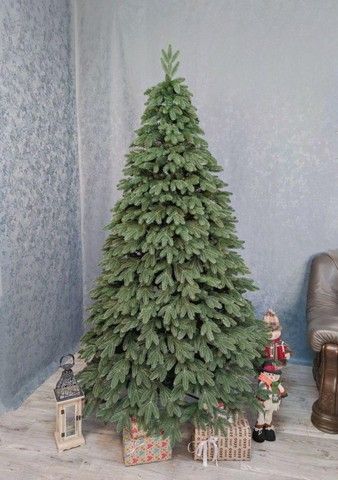 Brad artificial premium Bucovina, ace 3D, PE, 250 cm, cu suport metalic, Verde TSV1239 foto