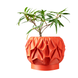 Ghiveci de flori 3d Mistella rotund 17 x 13 cm, Culoare Rosu 3dv0410 foto 1