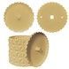 Ghiveci de flori 3d, Krystar , rotund 11 x 10 cm, Culoare Bej 3dv0787 foto 3