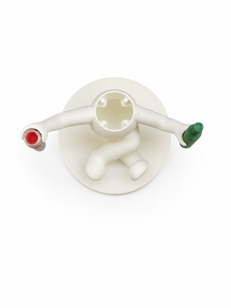 Ghiveci de flori 3D WineBuddy Cheers, alb, 100 &times; 130 mm 3dv0999 foto