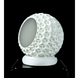 Ghiveci de flori 3d Orbix rotund 18 x 15 cm, Culoare Alb 3dv0495 foto 3