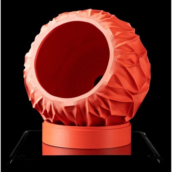 Ghiveci de flori 3d Mistella rotund 18 x 14 cm, Culoare Rosu 3dv0411 foto