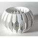 Ghiveci de flori 3d Orchid Tala Premium rotund 17.5 x 12.5 cm, Culoare Alb 3dv0250 foto 2