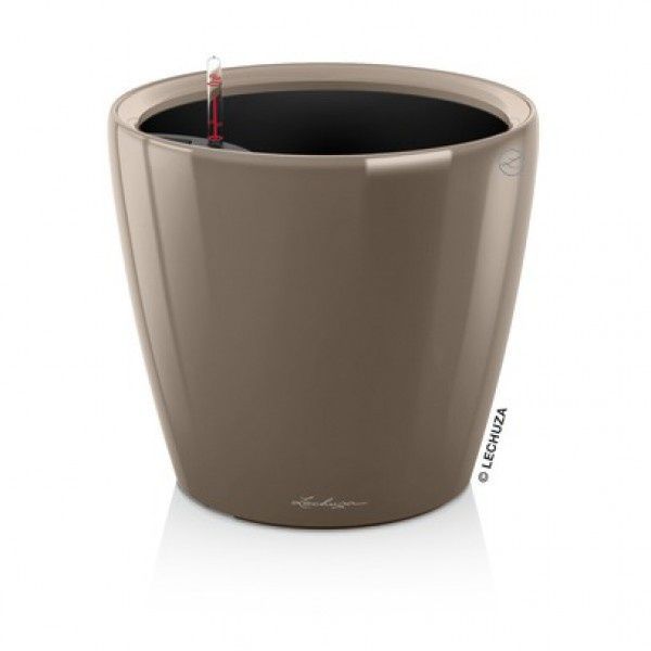 Ghiveci inteligent Lechuza Classico Premium LS 21 rotund 3 l 22 x 20 cm, Culoare Alb 16020 foto