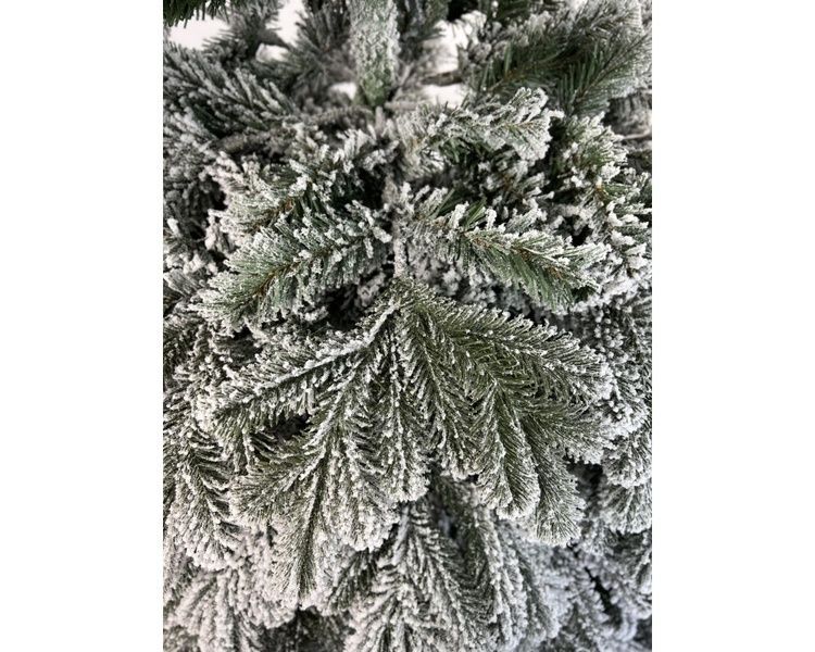 Brad artificial premium ELITNA MIXT Snow, ace 3+2 D, PE + PVC, 150 cm, cu suport metalic, Nins TSV1290 foto