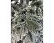 Brad artificial premium ELITNA MIXT Snow, ace 3+2 D, PE + PVC, 150 cm, cu suport metalic, Nins TSV1290 foto 3