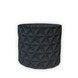 Ghiveci de flori 3d, Trigrix , rotund 12 x 11 cm, Culoare Antracit 3dv0893 foto 2