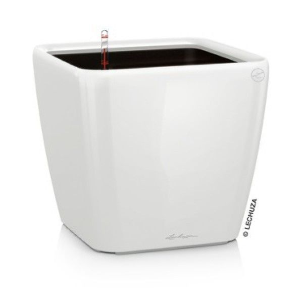 Ghiveci inteligent Lechuza Quadro Premium LS 21 pătrat 4 l 23 x 20 cm, Culoare Taupe 16125 foto