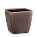 Ghiveci inteligent Lechuza Quadro Premium LS 21 pătrat 4 l 23 x 20 cm, Culoare Taupe 16125 foto 1