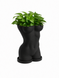Ghiveci &ndash; vază de flori 3D &bdquo;Selene&rdquo; negru &ndash; siluetă feminină 175 &times; 250 mm 3dv1111 foto 3