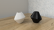 Vaza 3d Xenonis mini Premium rotund 16 x 14 cm, Culoare Maro 3dv0016 foto 2