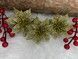 Set 10 ornamente pentru bradul de Craciun, stea Poinsettia, 14cm, auriu 10xCA-0725 foto 13