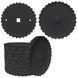 Ghiveci de flori 3d, Trigrix , rotund 14.5 x 13.5 cm, Culoare Antracit 3dv0895 foto 3