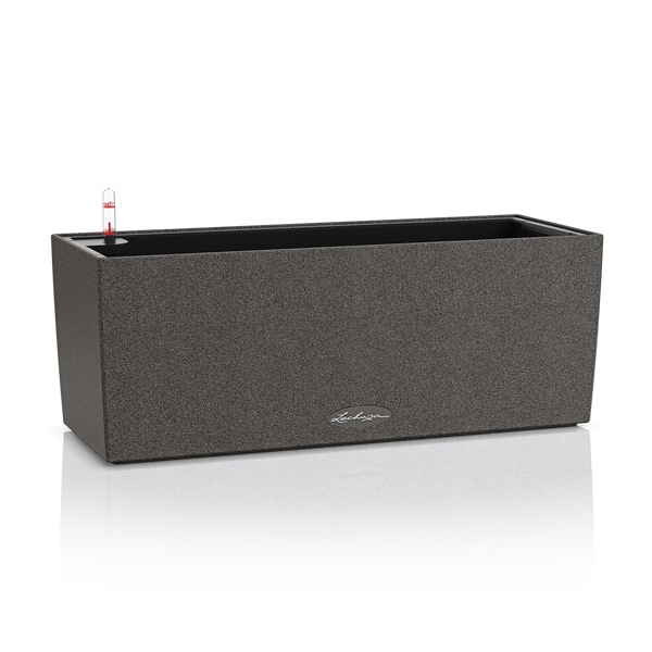Ghiveci inteligent Lechuza Balconera Stone 50 dreptunghiular 8 l 19 x 50 x 19 cm, Culoare Quartz alb 15657 foto