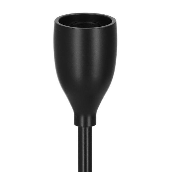 Set 3 suporturi de lumanare din metal, 23, 28 si 33cm, negru HA-7266 foto