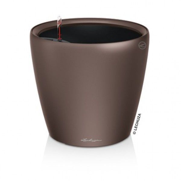 Ghiveci inteligent Lechuza Classico Premium LS 28 rotund 7 l 29 x 26 cm, Culoare Taupe 16045 foto