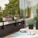 Ghiveci inteligent Lechuza Balconera Stone 50 dreptunghiular 8 l 19 x 50 x 19 cm, Culoare Quartz alb 15657 foto 5
