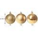 Set globuri de Craciun, 30 bucati, 3 modele, 3cm, auriu CA-0013 foto 2