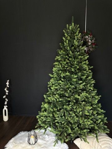 Brad artificial Christmas TSB Grand Carpati cu varfuri verzi, 2D+3D, 250cm U-Carpati-GrTips-250 foto