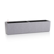 Ghiveci inteligent Lechuza Balconera Stone 80 dreptunghiular 12 l 19 x 79 x 19 cm, Culoare Quartz alb 15667 foto 7