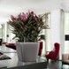 Ghiveci inteligent Lechuza Quadro Premium LS 28 pătrat 9 l 28 x 26 cm, Culoare Roșu 16147 foto 5