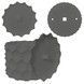 Ghiveci de flori 3d, Razorix , rotund 15.5 x 14.5 cm, Culoare Gri 3dv0854 foto 3